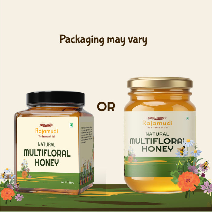 Natural Multi-floral honey - Rajamudi Organics |100% Pure Honey | Natural Sweetener | Rich in antioxidants