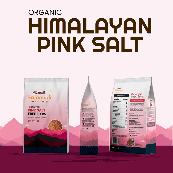 Himalayan Rock Salt – Free Flow Sendha Namak | Rajamudi Organics