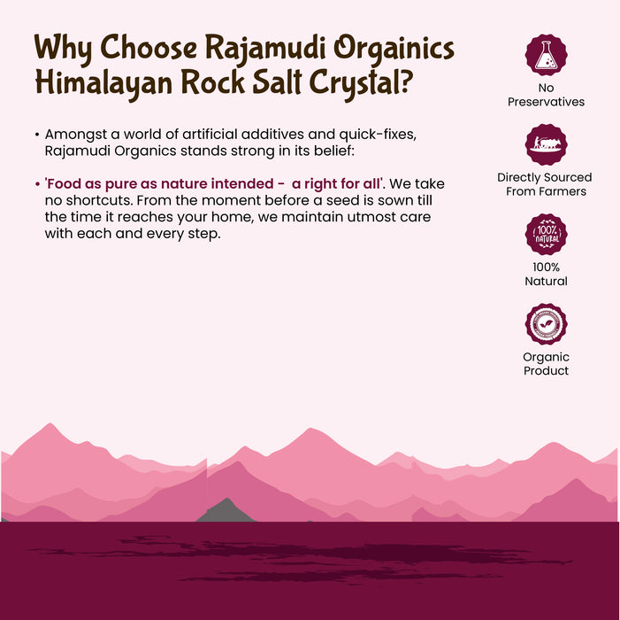 Himalayan Rock Salt Crystals – Sendha Namak | Rajamudi Organics